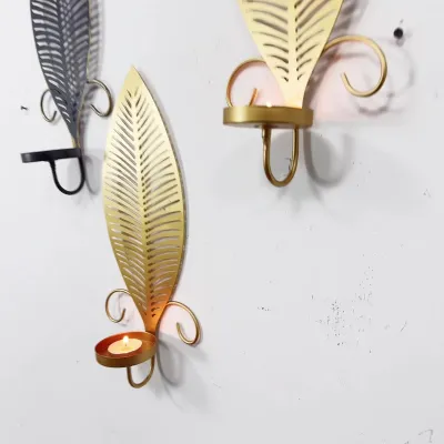 Wall hanging Iron Candlestick